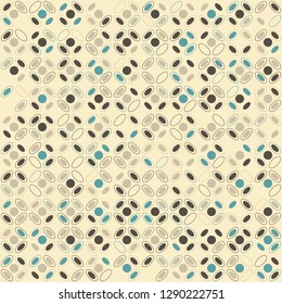 Seamless geometric pattern design illustration