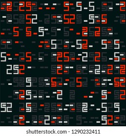 Seamless geometric pattern design illustration