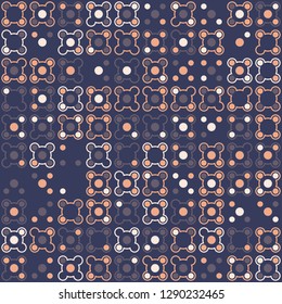 Seamless geometric pattern design illustration
