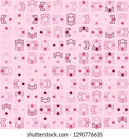 Seamless geometric pattern design illustration