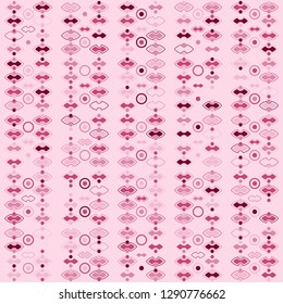 Seamless geometric pattern design illustration