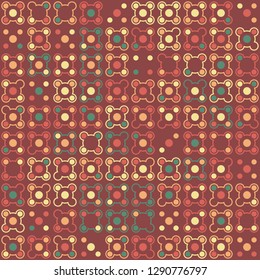 Seamless geometric pattern design illustration