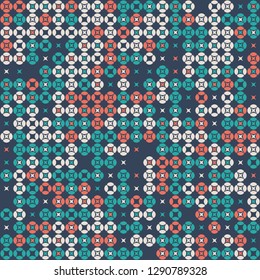 Seamless geometric pattern design illustration