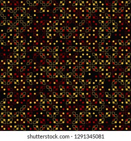 Seamless geometric pattern design illustration