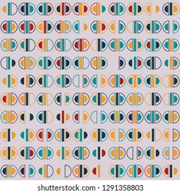 Seamless geometric pattern design illustration