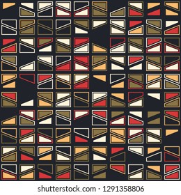 Seamless geometric pattern design illustration