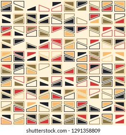 Seamless geometric pattern design illustration