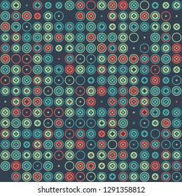 Seamless geometric pattern design illustration