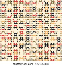 Seamless geometric pattern design illustration