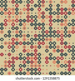 Seamless geometric pattern design illustration