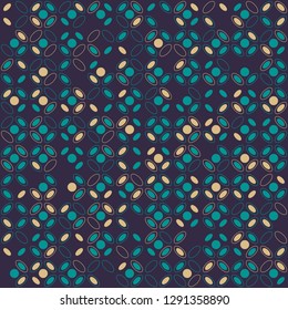 Seamless geometric pattern design illustration