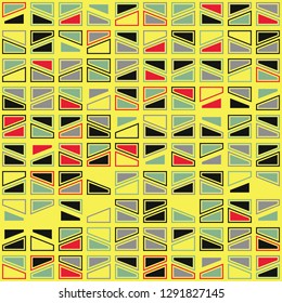 Seamless geometric pattern design illustration