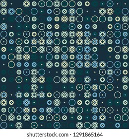 Seamless geometric pattern design illustration
