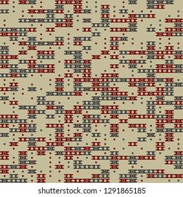Seamless geometric pattern design illustration