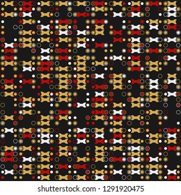 Seamless geometric pattern design illustration