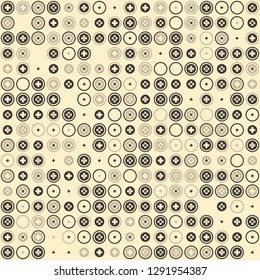 Seamless geometric pattern design illustration