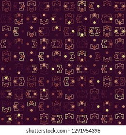 Seamless geometric pattern design illustration
