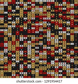 Seamless geometric pattern design illustration