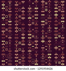 Seamless geometric pattern design illustration