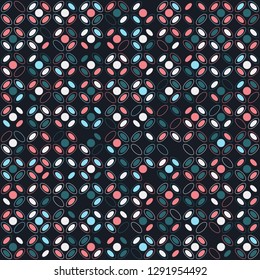 Seamless geometric pattern design illustration