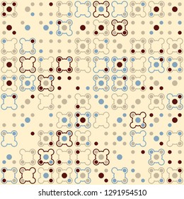 Seamless geometric pattern design illustration