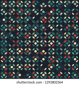 Seamless geometric pattern design illustration