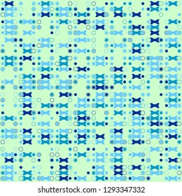 Seamless geometric pattern design illustration