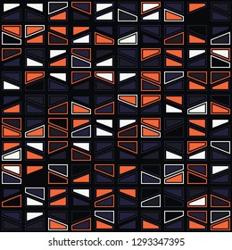 Seamless geometric pattern design illustration