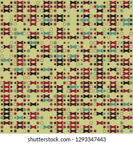 Seamless geometric pattern design illustration