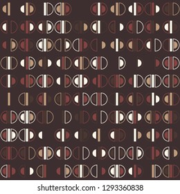 Seamless geometric pattern design illustration