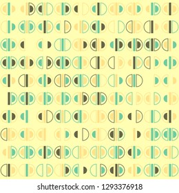 Seamless geometric pattern design illustration