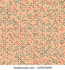 Seamless geometric pattern design illustration