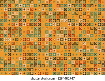 Seamless geometric pattern design illustration