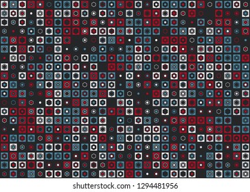 Seamless geometric pattern design illustration