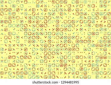 Seamless geometric pattern design illustration
