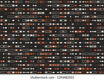 Seamless geometric pattern design illustration