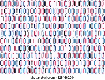 Seamless geometric pattern design illustration