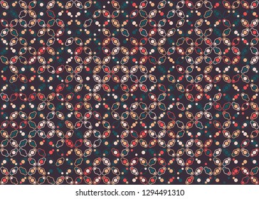 Seamless geometric pattern design illustration