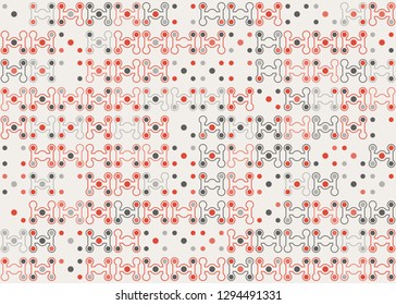 Seamless geometric pattern design illustration