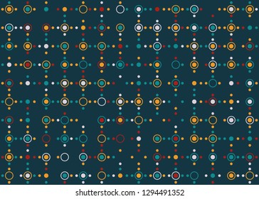 Seamless geometric pattern design illustration