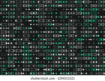 Seamless geometric pattern design illustration