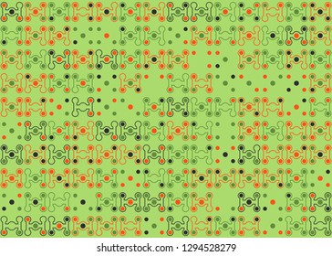 Seamless geometric pattern design illustration