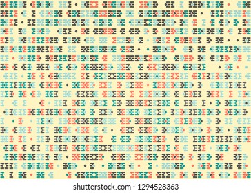Seamless geometric pattern design illustration