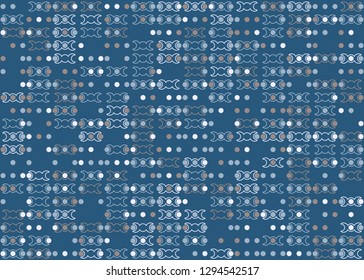 Seamless geometric pattern design illustration