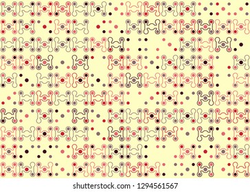 Seamless geometric pattern design illustration