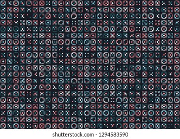 Seamless geometric pattern design illustration