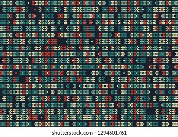 Seamless geometric pattern design illustration