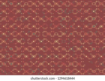 Seamless geometric pattern design illustration