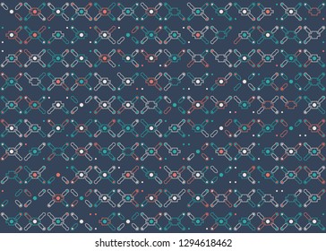 Seamless geometric pattern design illustration