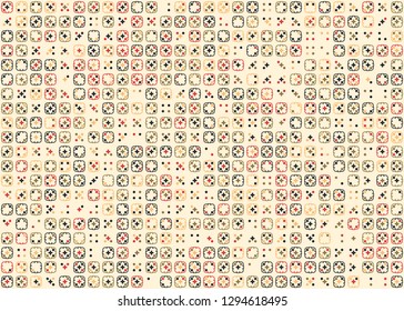 Seamless geometric pattern design illustration